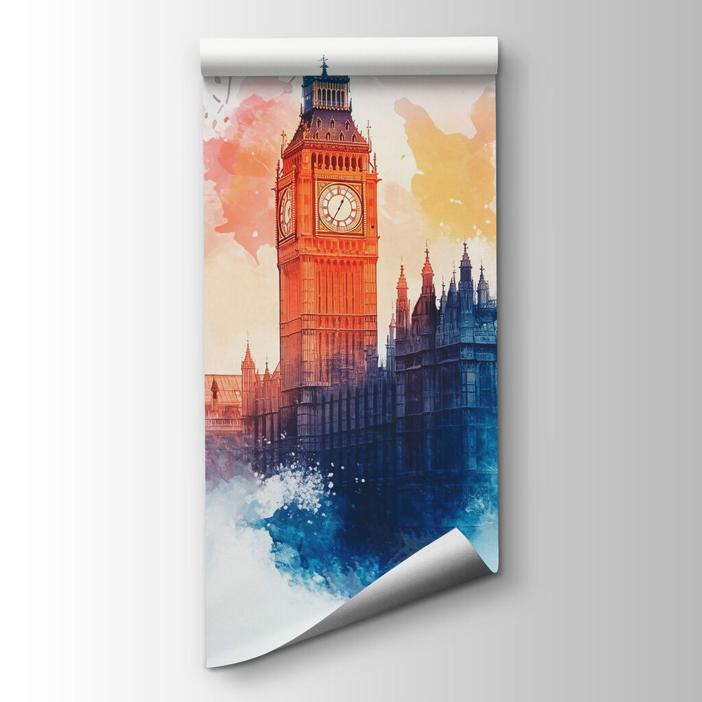 Big Ben in watercolour — product view