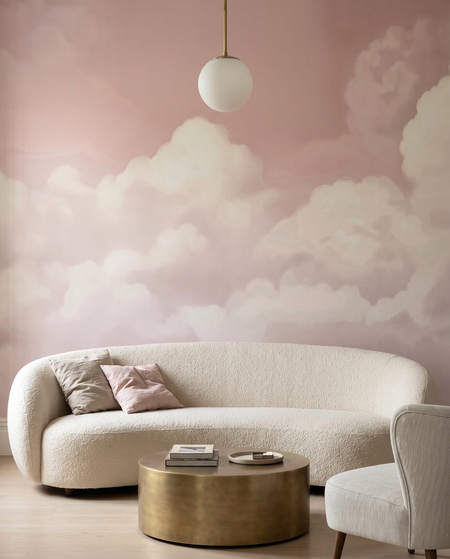 Soft white clouds — interior 1