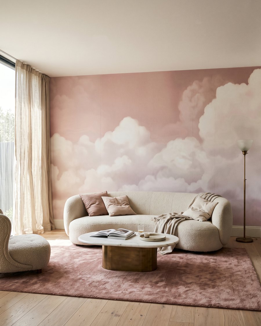 Soft white clouds — interior 3