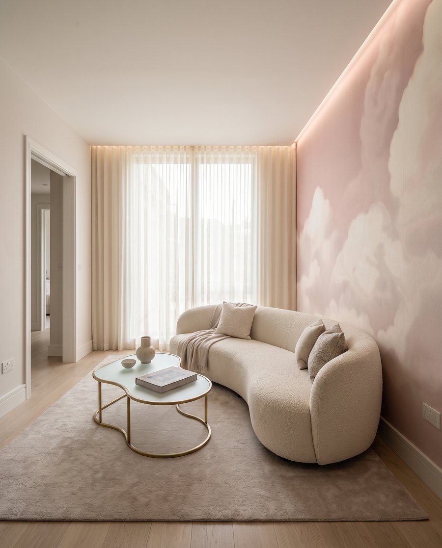 Soft white clouds — interior 5