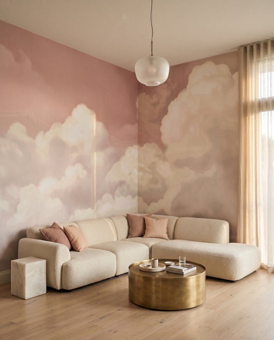 Soft white clouds — interior 6