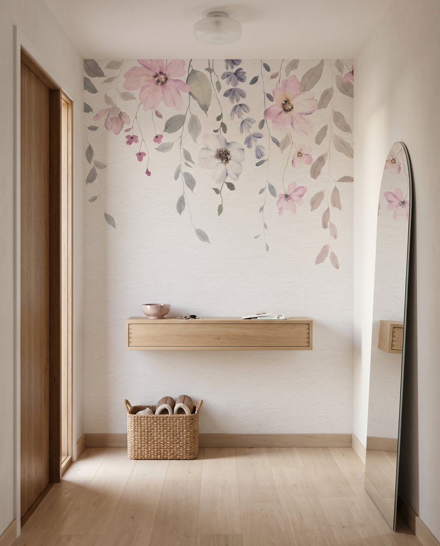 Trailing leafy branches — interior 4