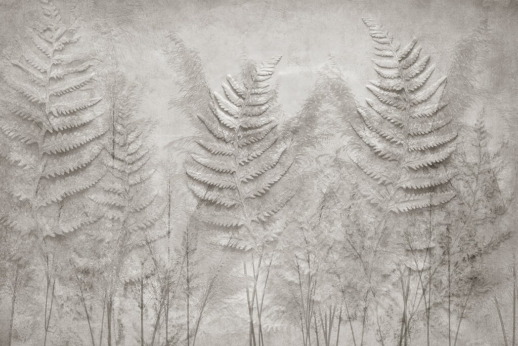 Ferns in relief — full design