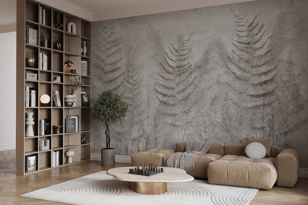 Ferns in relief — interior 4