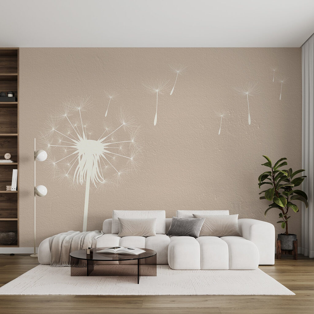 Dandelion seeds drifting — interior 2