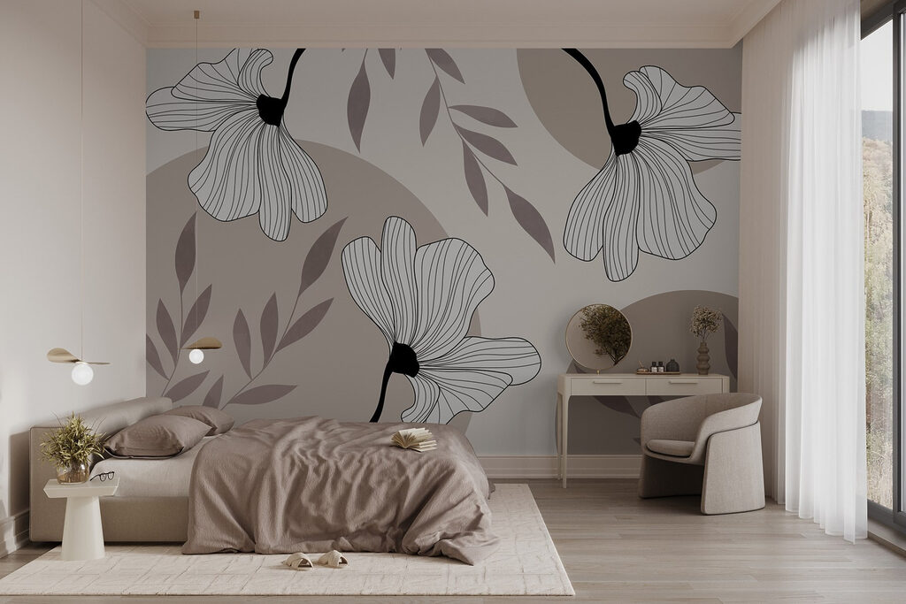 Flowers with striped petals — interior 1