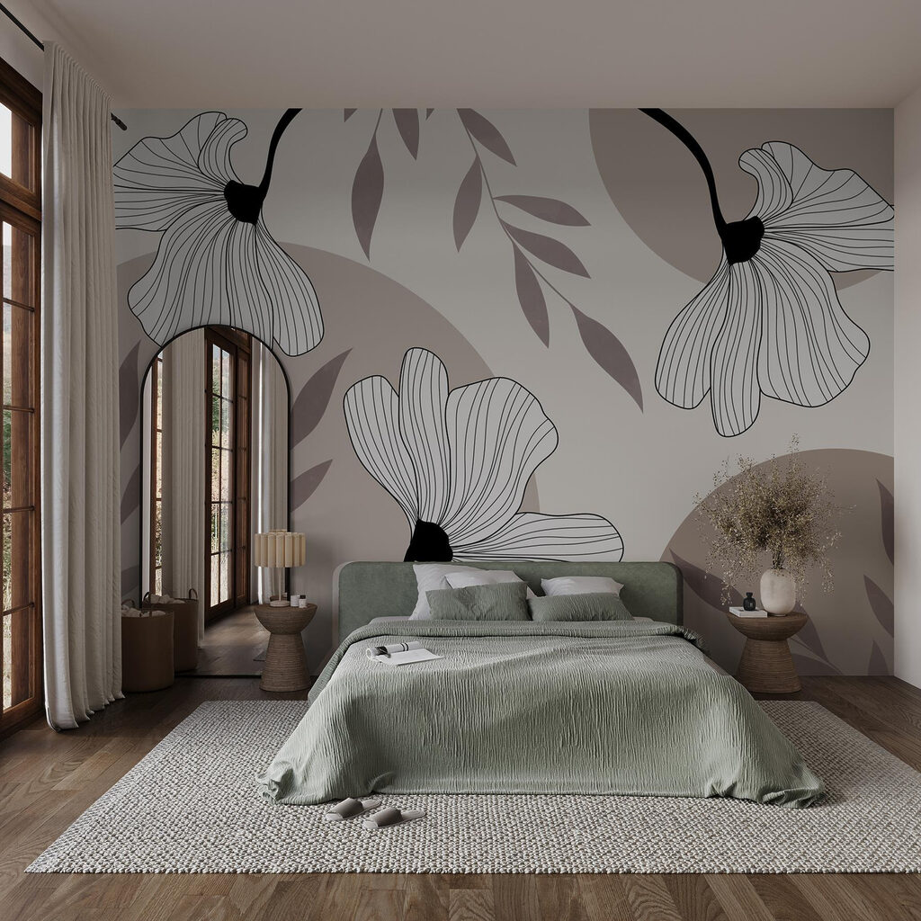 Flowers with striped petals — interior 2