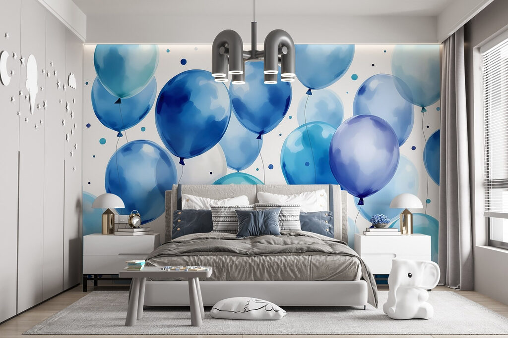 Balloons and confetti — interior 2