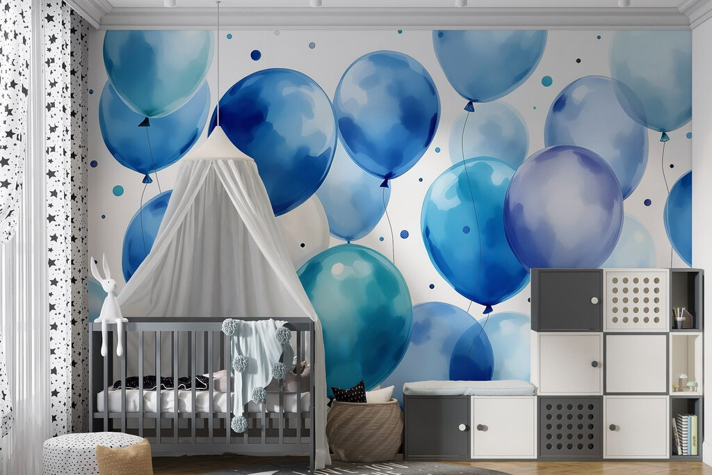 Balloons and confetti — interior 1