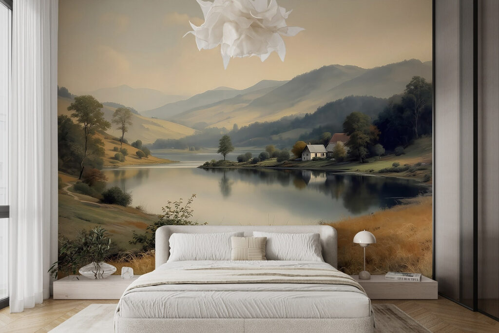 Mountain lake cottage — interior 1