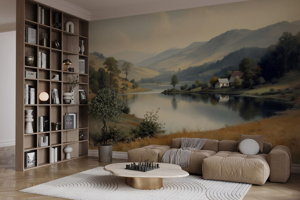 Mountain lake cottage — interior 3