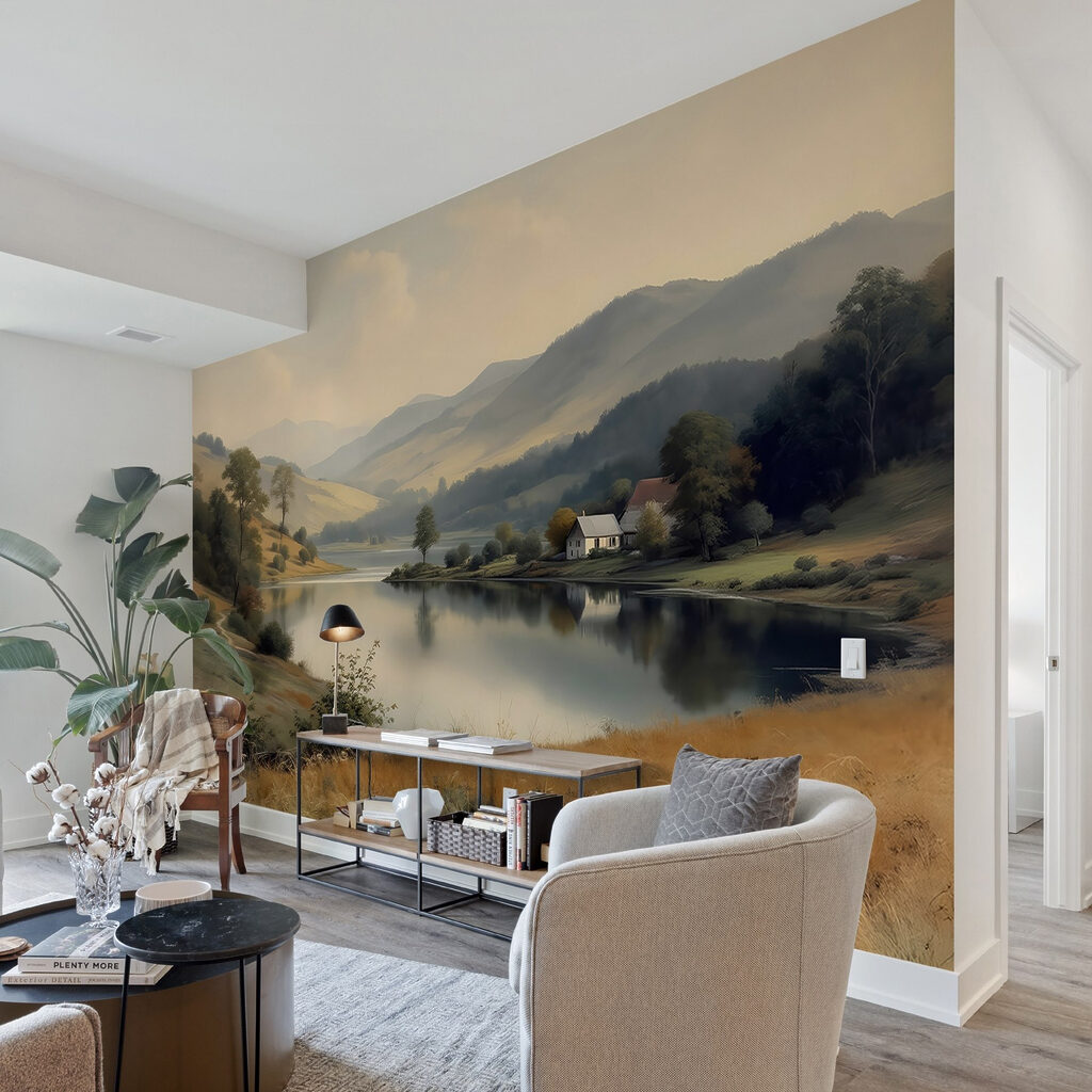 Mountain lake cottage — interior 4