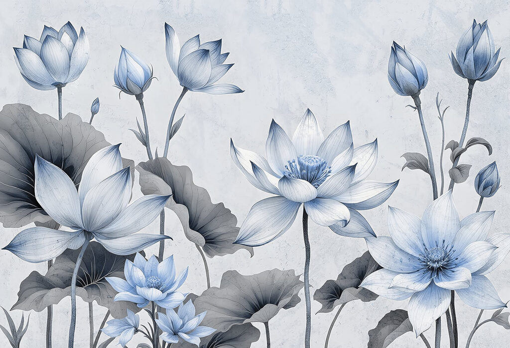 Lotus in Fine Ink — full design