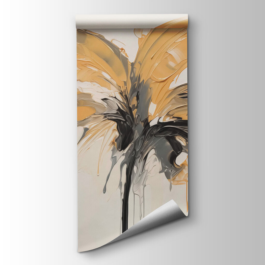 Palm tree in brushstrokes — product view