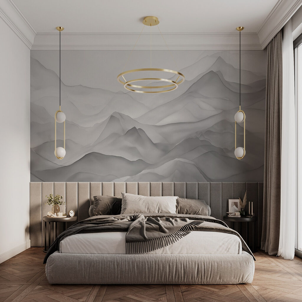 Grey mountain layers drifting — interior 1