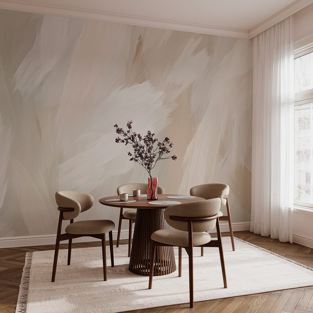 Broad cream brushstrokes — interior 3