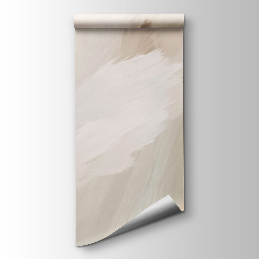 Broad cream brushstrokes — product view
