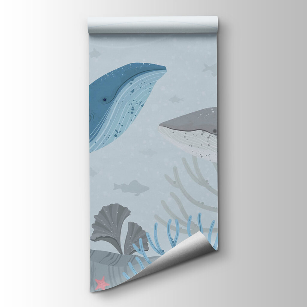 Whales among water plants — product view