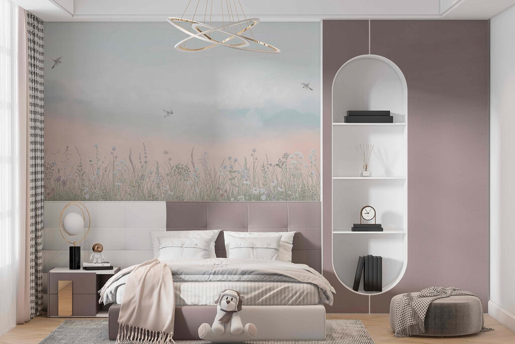 Birds over misty meadows — interior 3