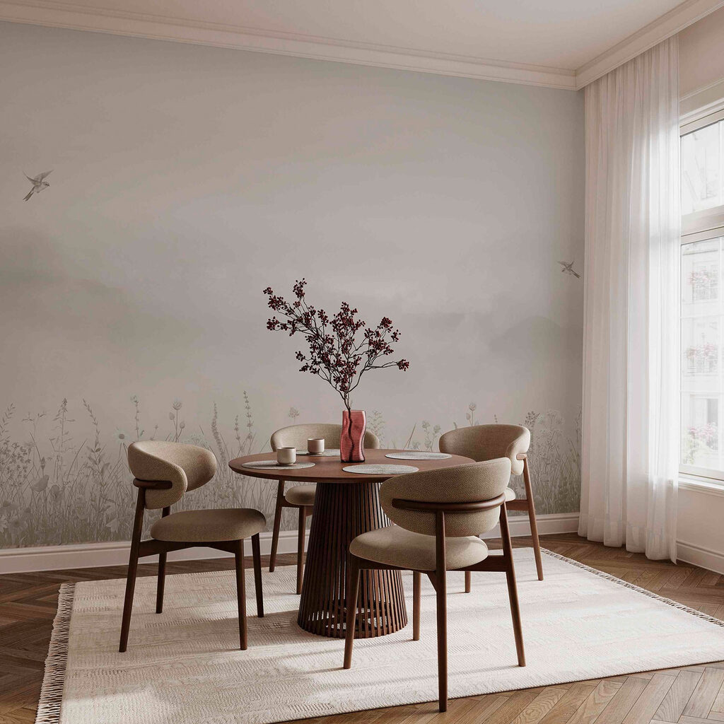 Birds Over Misty Meadows — interior 1