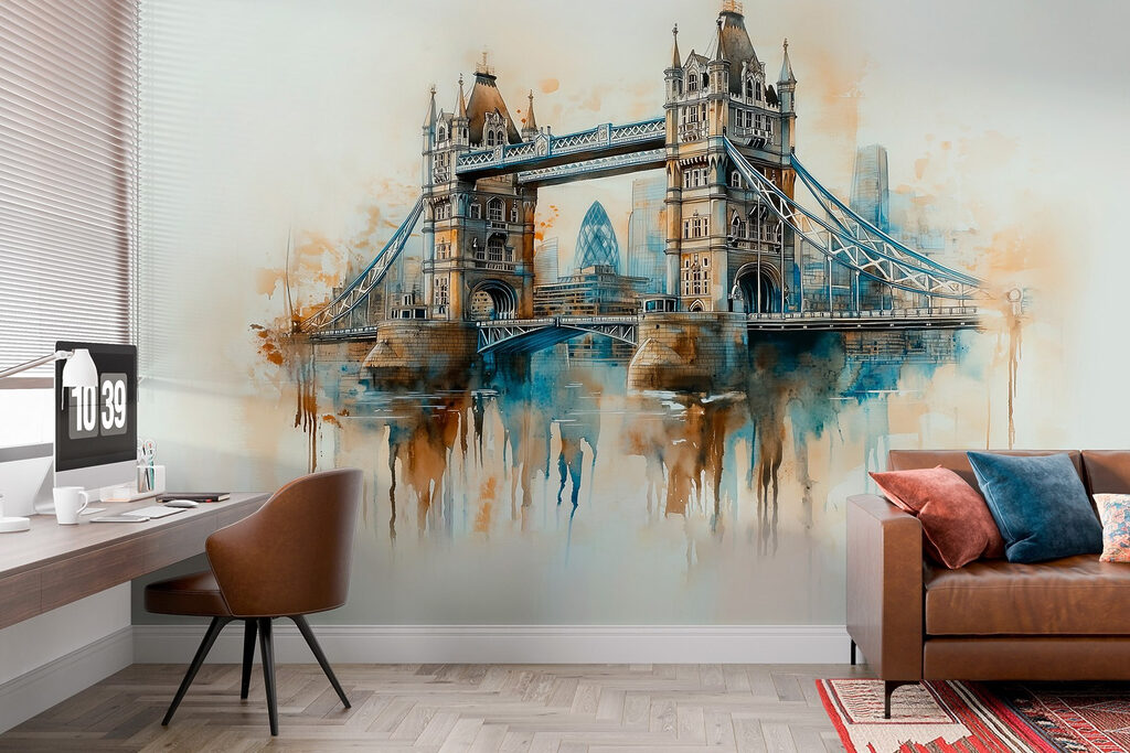 Tower Bridge in watercolour — interior 2