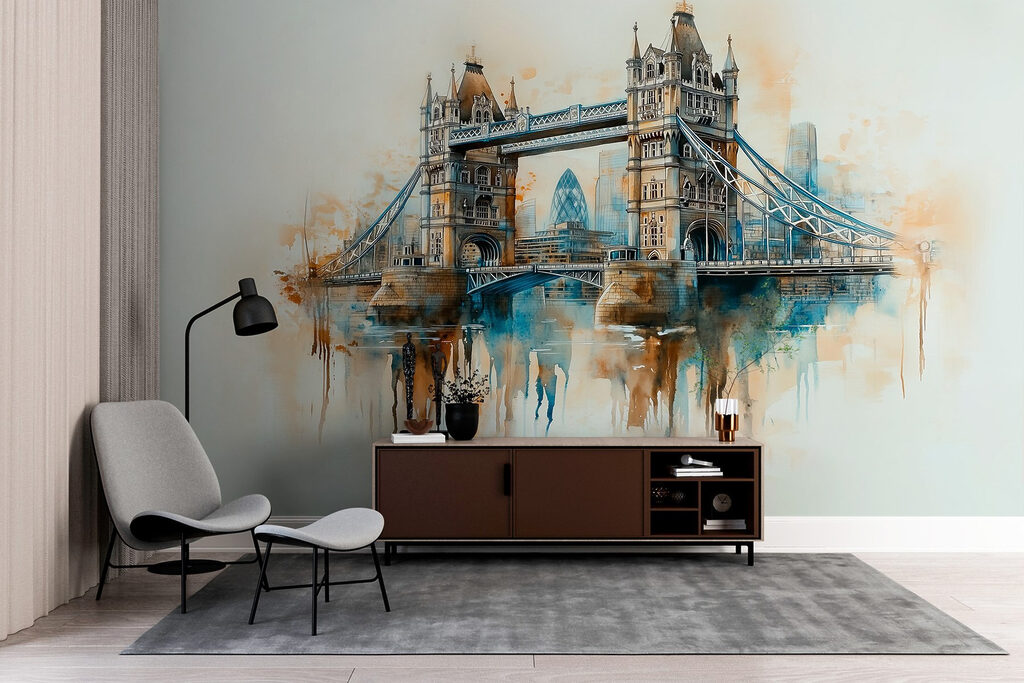 Tower Bridge in watercolour — interior 4