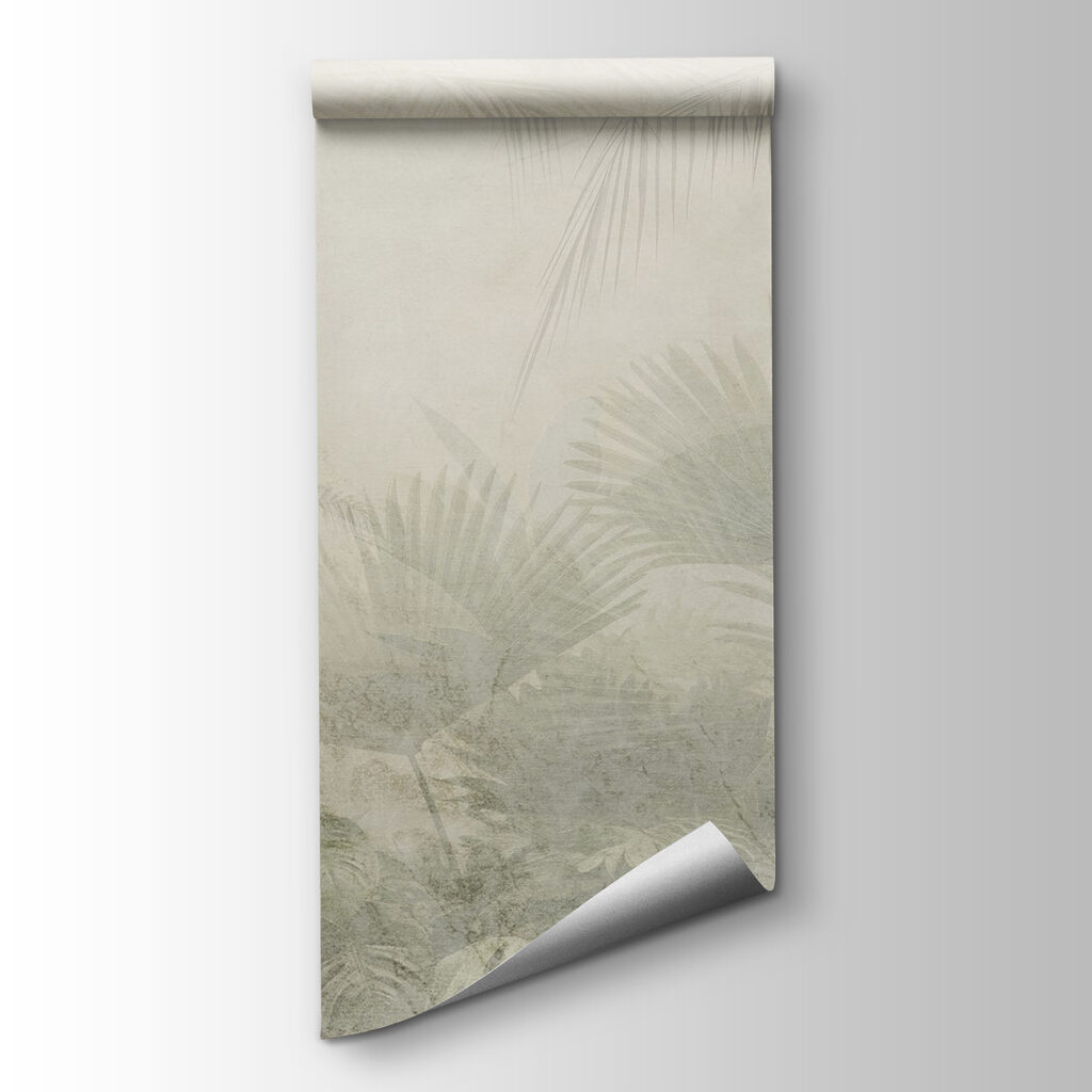 Palm leaves in mist — product view