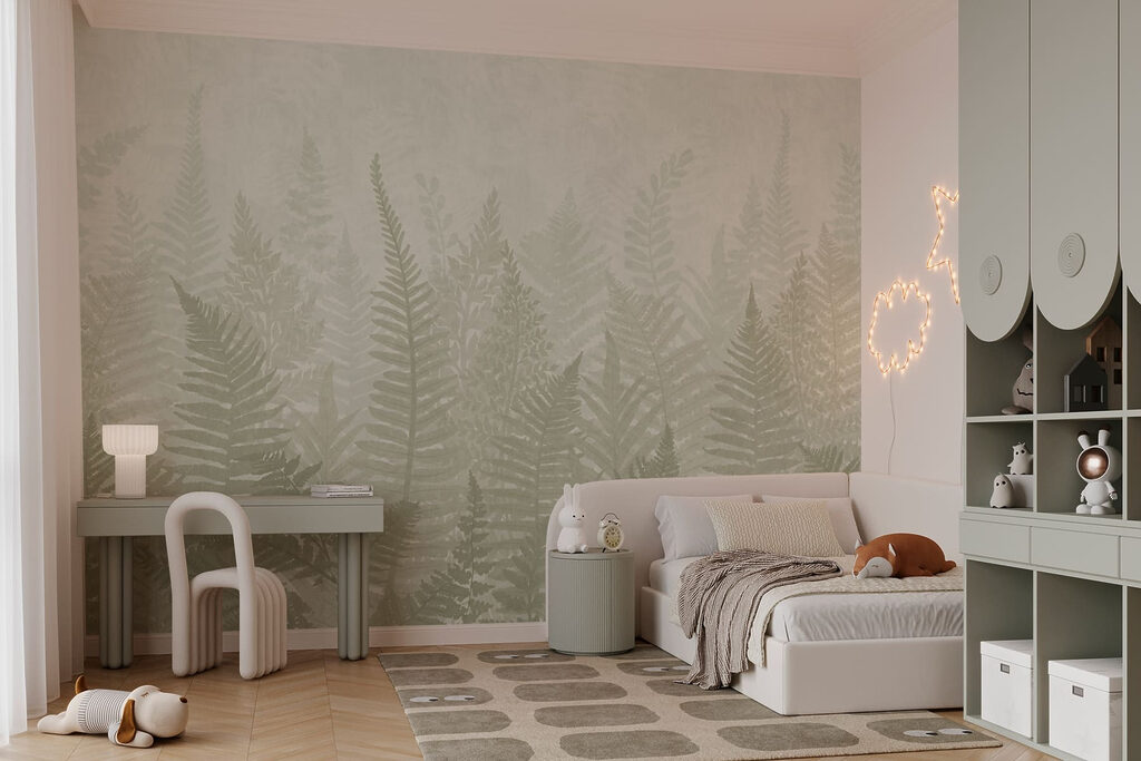 Ferns in soft mist — interior 2