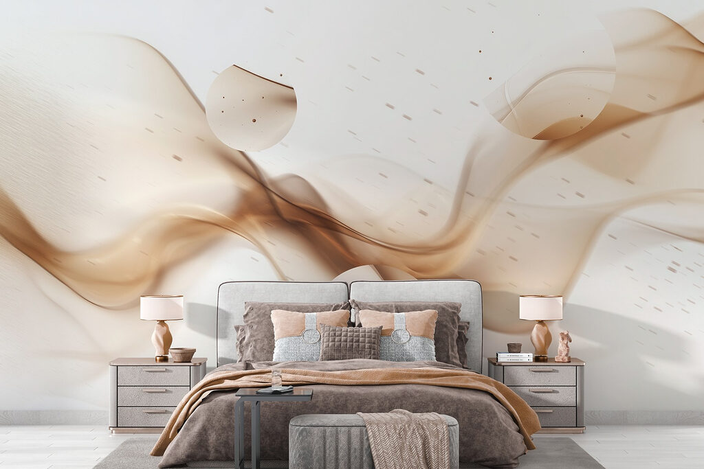 Flowing colour and splashes — interior 1