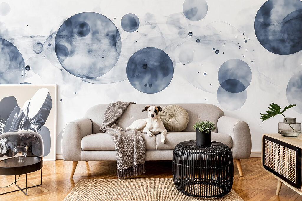 Circles in watercolour — interior 2