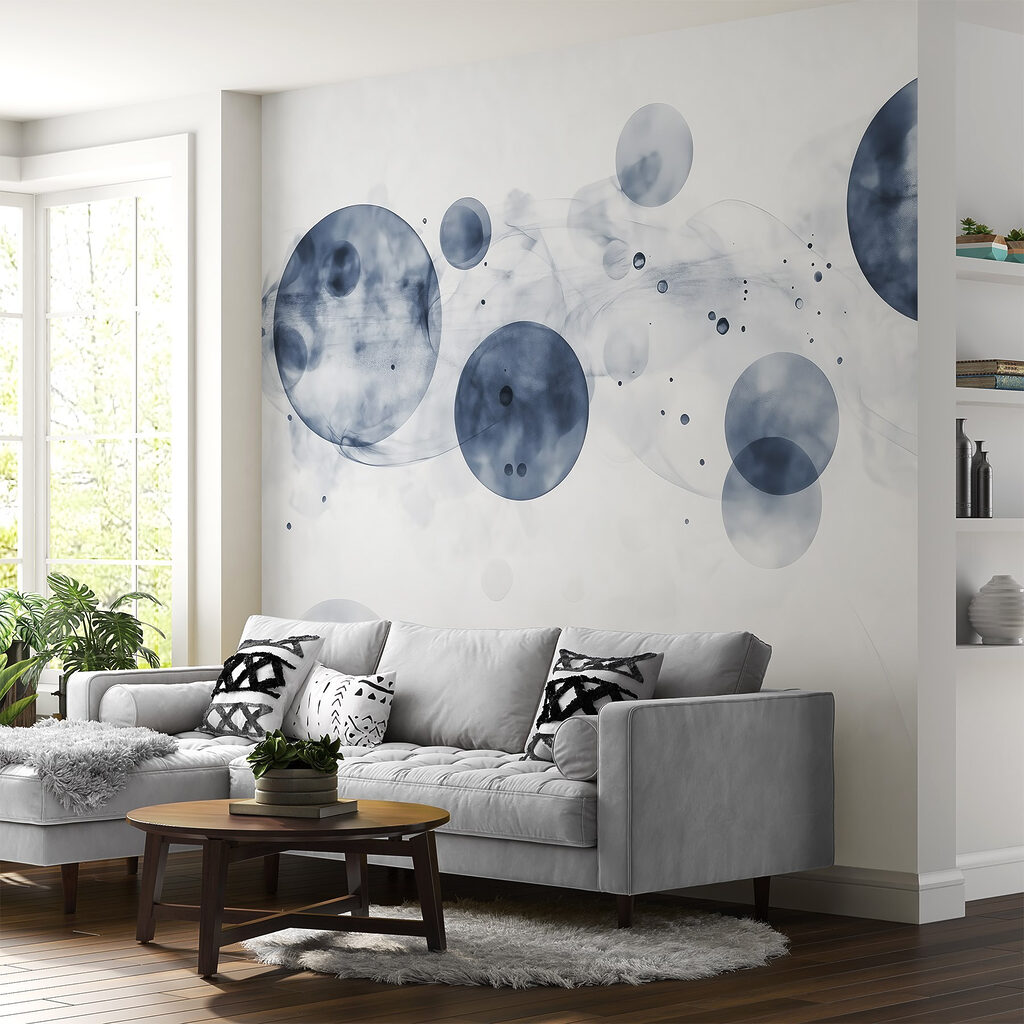 Circles in watercolour — interior 3