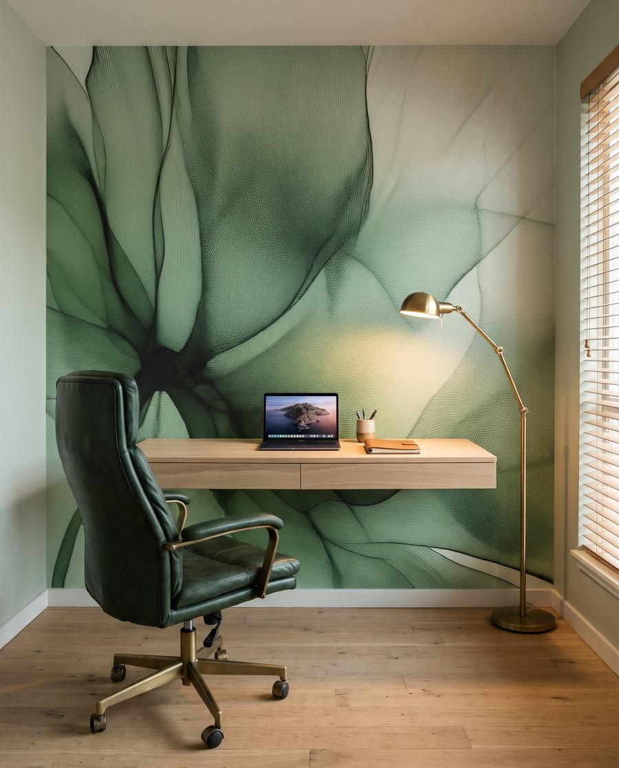 Two translucent flowers — interior 7