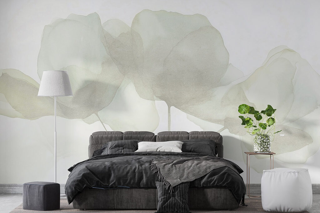 Delicate flowers on stems — interior 1