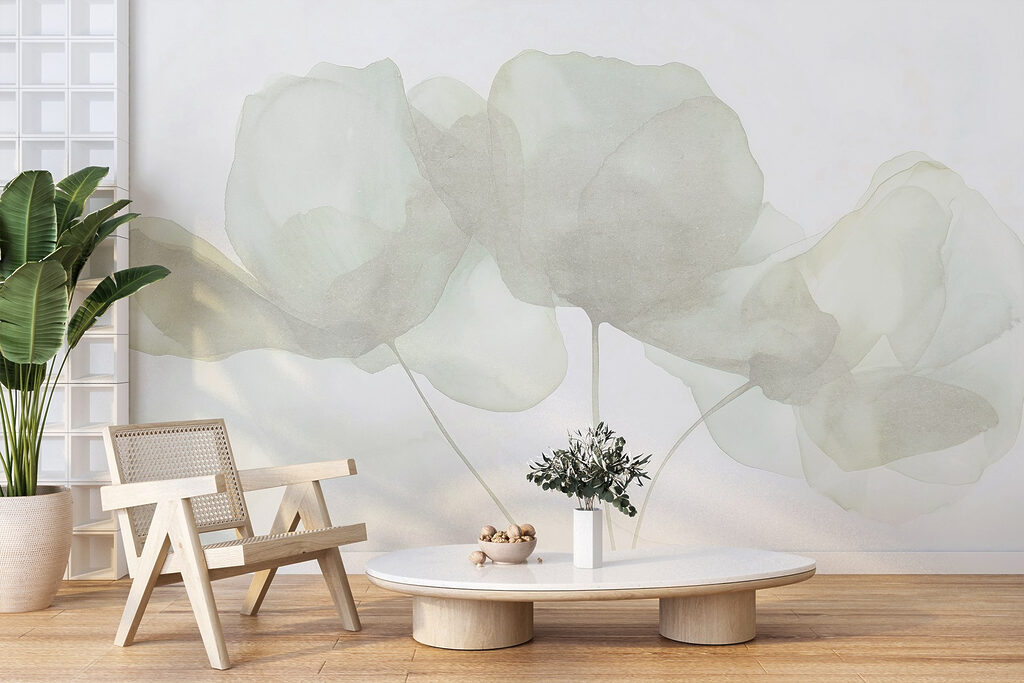 Delicate flowers on stems — interior 3