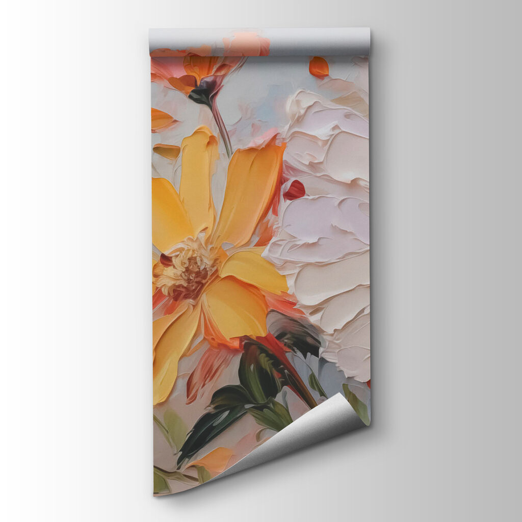 Flowers with brushed edges — product view