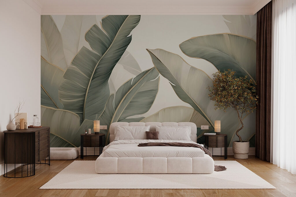 Banana Leaf Embrace in an interior