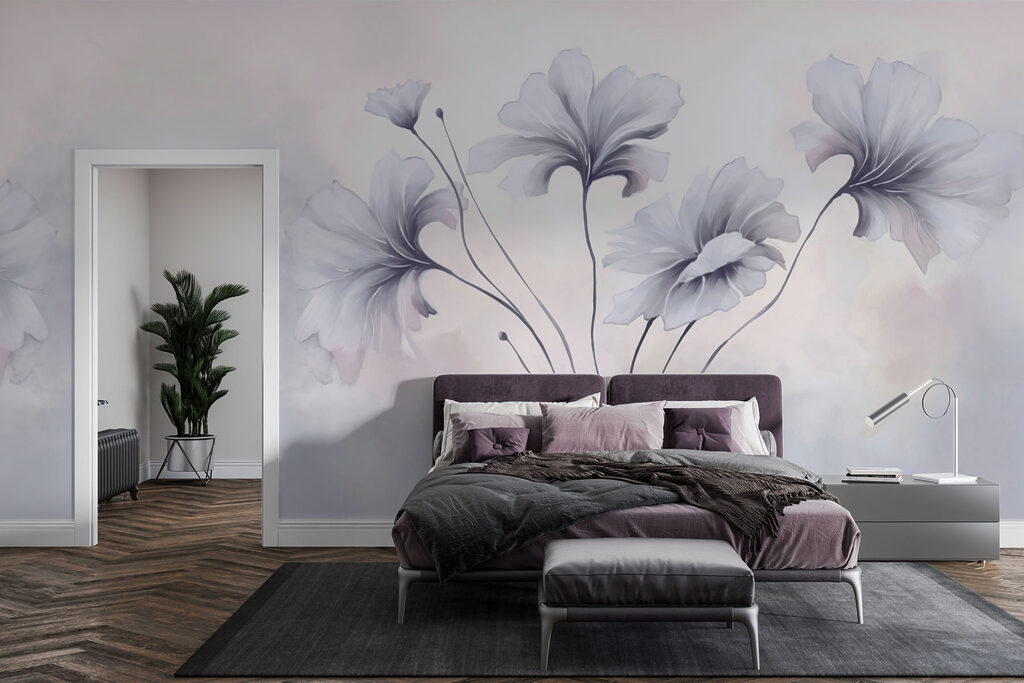 Arching lilac flowers — interior 1