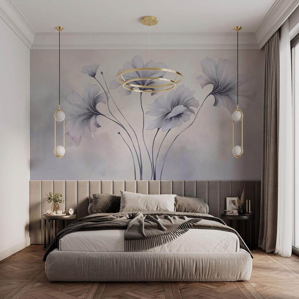 Arching lilac flowers — interior 2