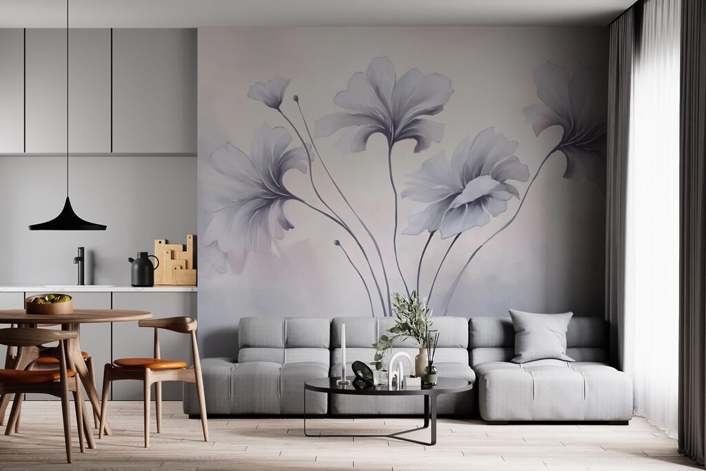 Arching lilac flowers — interior 3