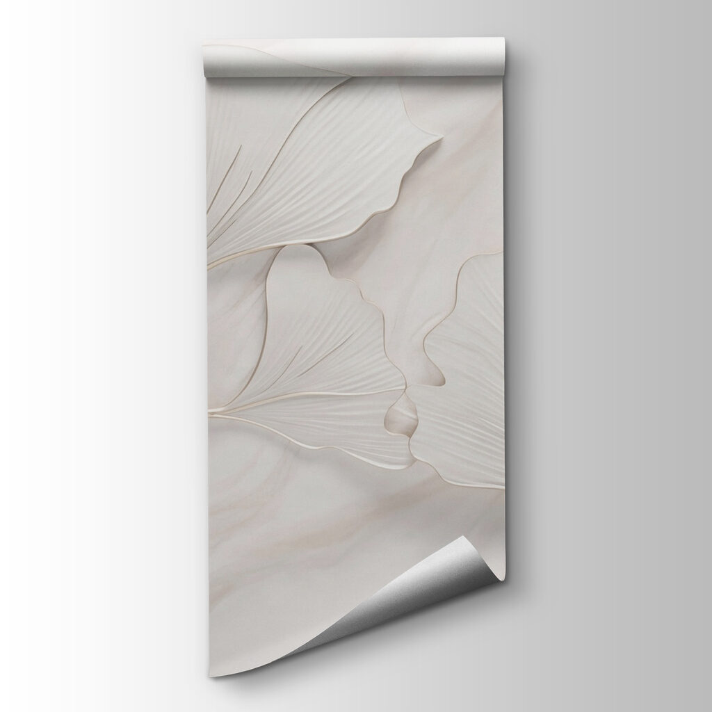 Ginkgo leaves in relief — product view