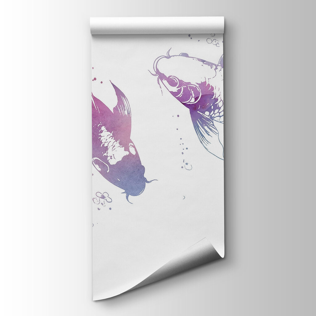Two fish with splashes — product view