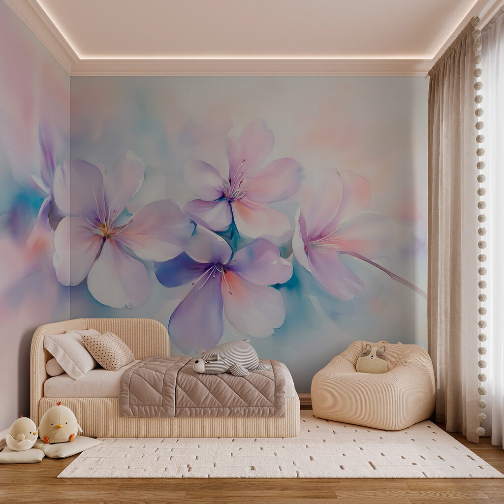 Pastel flowers in haze — interior 4