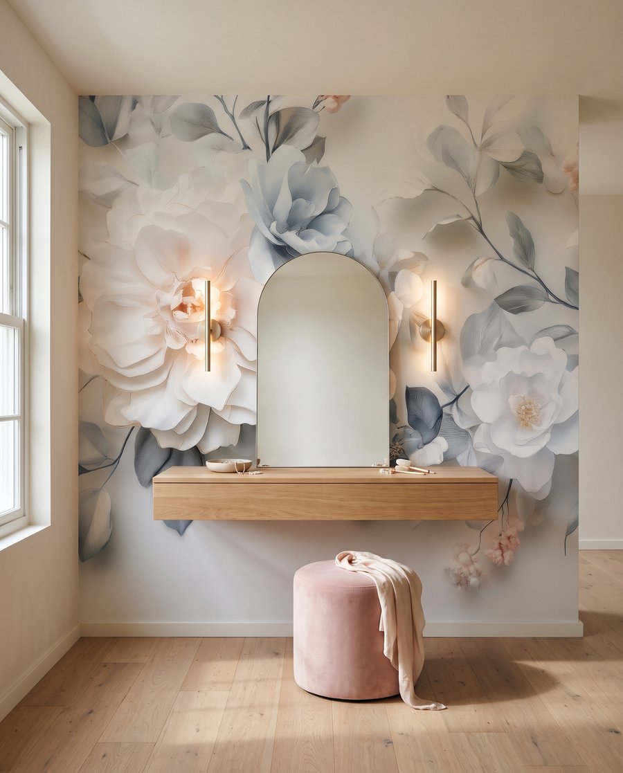 Flower Garland in Relief — interior 3