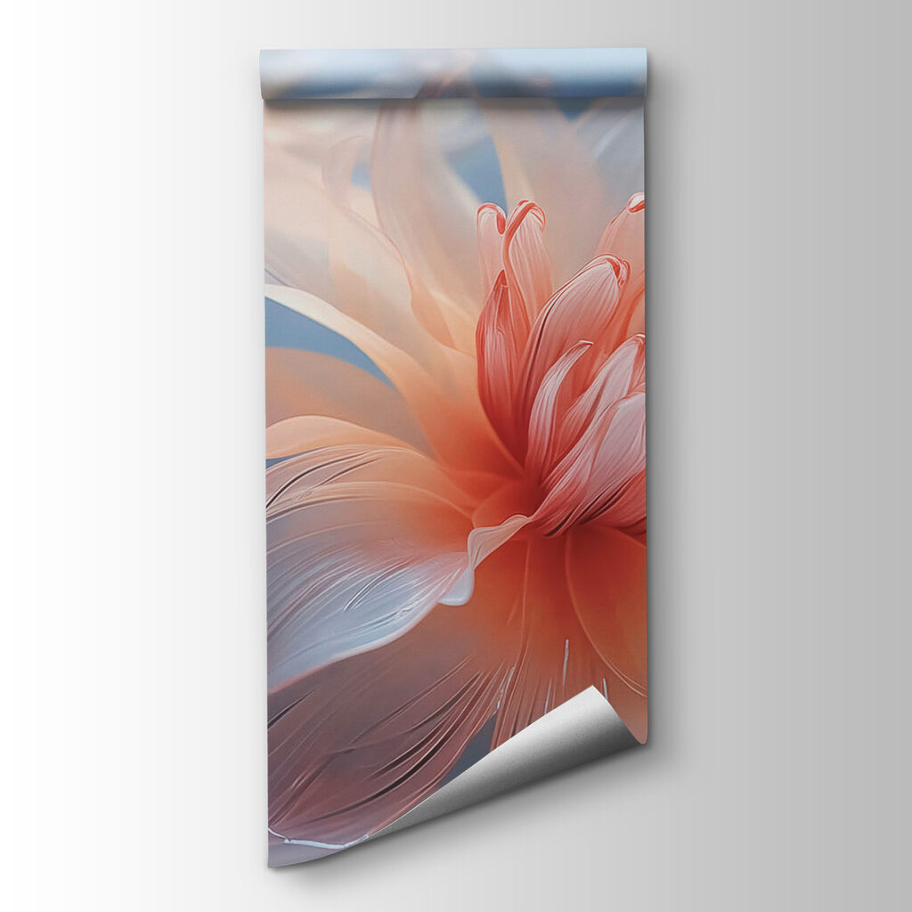 Glossy pink flowers — product view