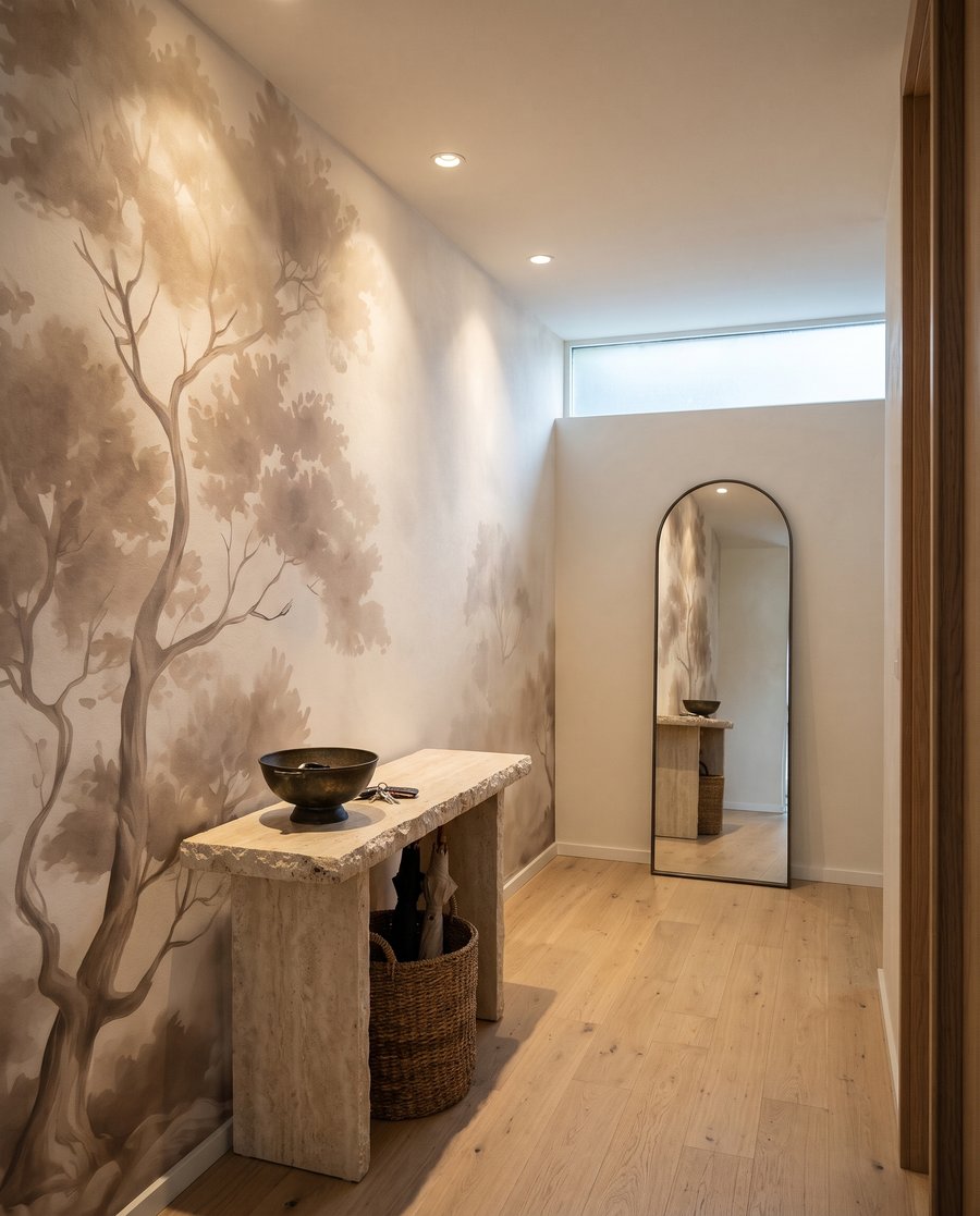 Tree in misty light — interior 6