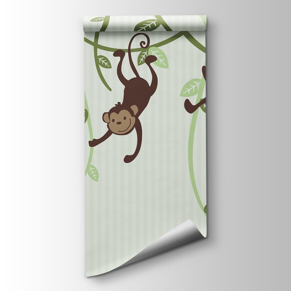 Monkeys swinging on vines — product view