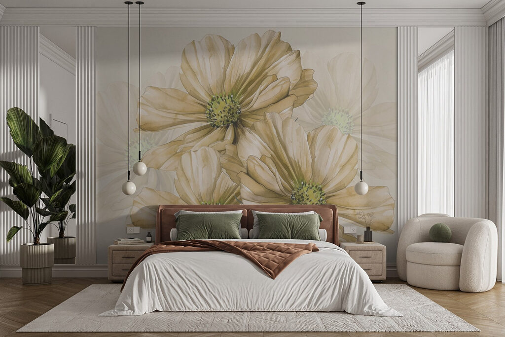 Flower Trio in Pencil — interior 1