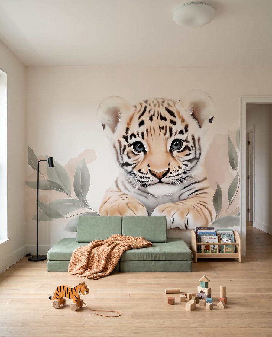 Little Tiger in an interior