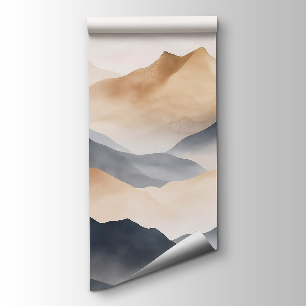 Dark mountains in layers — product view