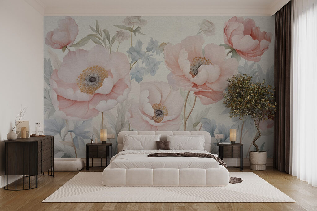 Soft blooms, chalky tones — interior 1